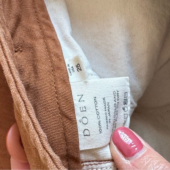 Doen cotton tan trousers - Picture 3 of 4